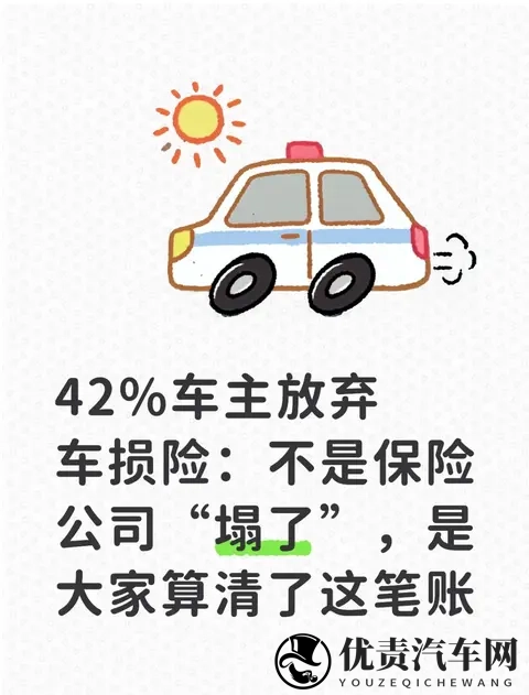 42%车主放弃车损险：不是保险公司“塌了”，是大家算清了这笔账-1