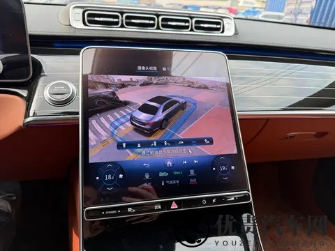 奔驰S400L商务型加装原厂360全景环影系统,让倒车泊车更轻松安全-1