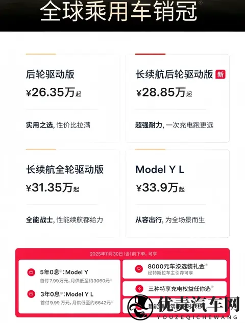 2885万起、821km续航！特斯拉Model Y长续航版上市！买它值不值？-1