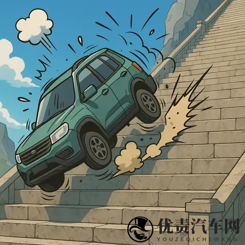 一辆车,爬坏一段“天梯”:-1