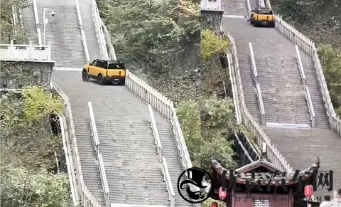 真敢搞!奇瑞汽车撞断天门山护栏!网友怒怼谁来负责?-3