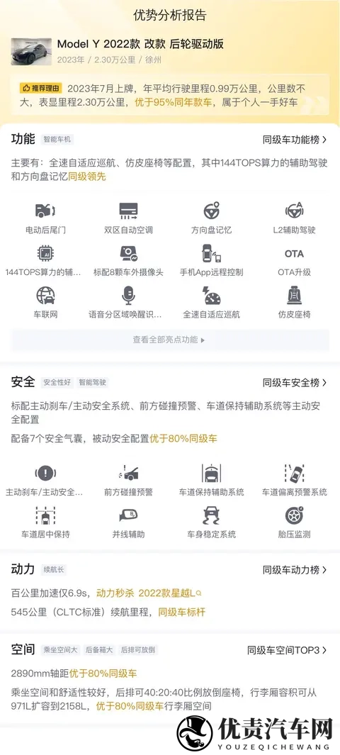 23年7月上牌,准新一手特斯拉Model Y,176万代步优选-2