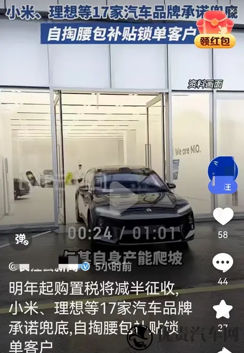 新能源车购置税优惠缩水，17家车企紧急自掏腰包保销量-2