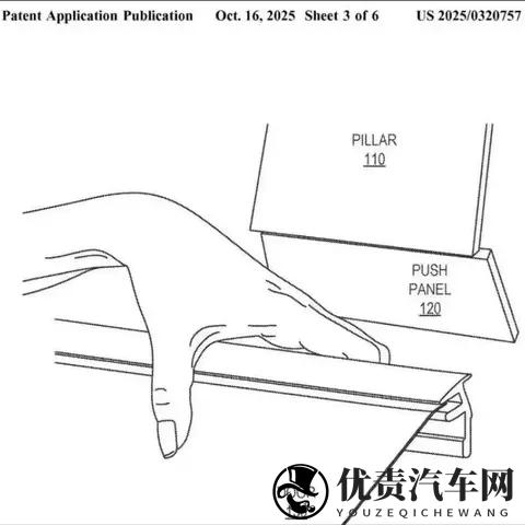 特斯拉即将取消门把手?新设计已申请专利,将门把手装入车门中-1