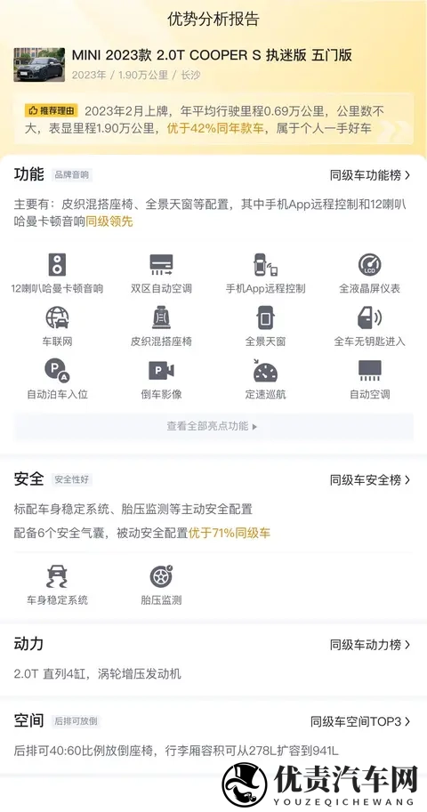 23年MINI COOPER S，19万公里准新车，圆你个性座驾梦-2