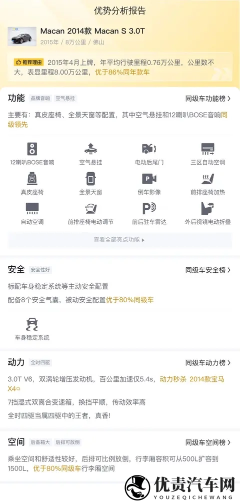 十年保时捷Macan S，17万不到，圆你跑车梦！-2