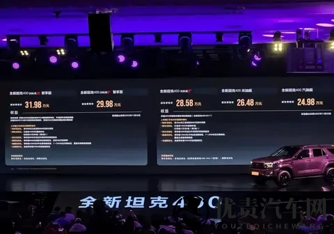 汽 _ 柴 _ 混动三动力！2498 万起的新款坦克 400 诚意够吗？-1