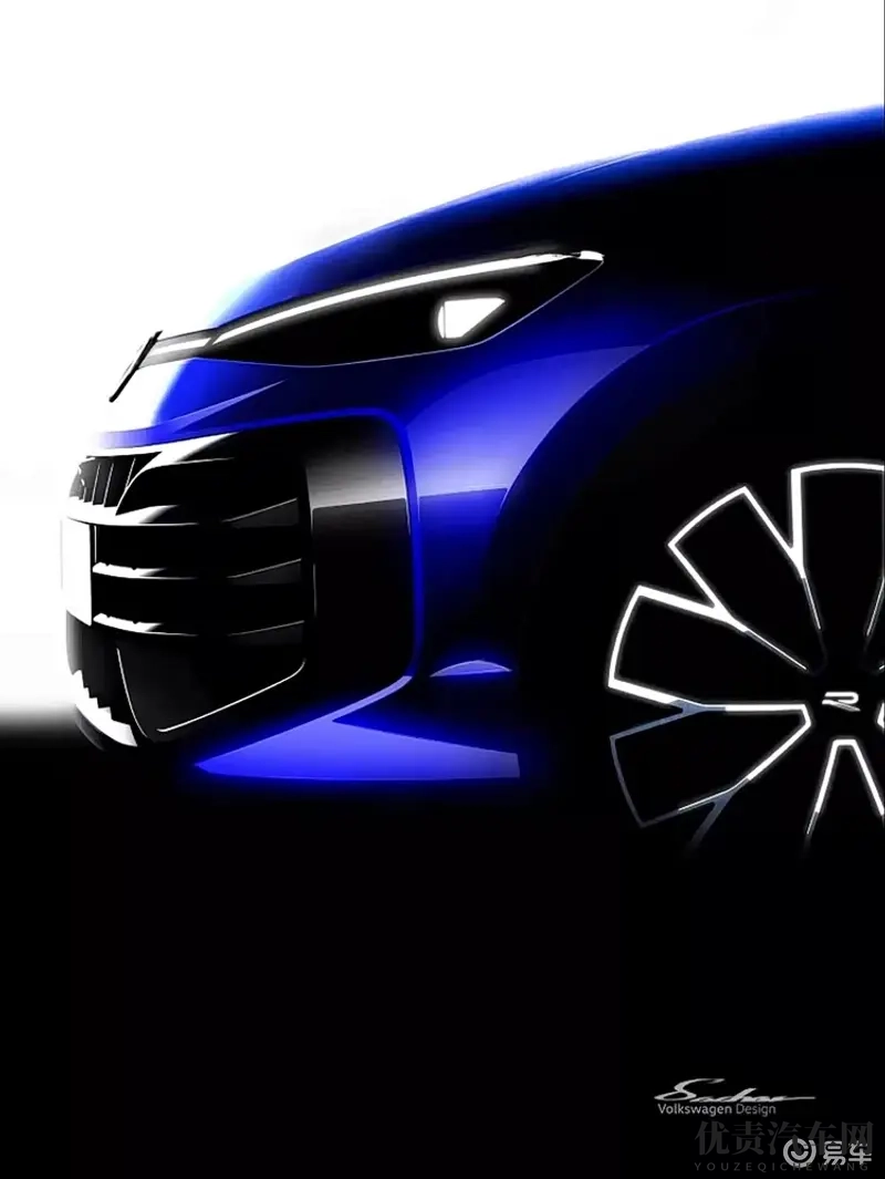 大众T-Roc R预告图发布：333马力_5秒破百-1