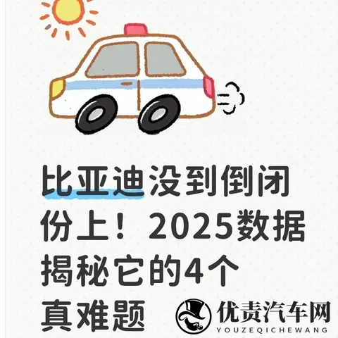 比亚迪没到倒闭份上！2025数据揭秘它的4个真难题-1