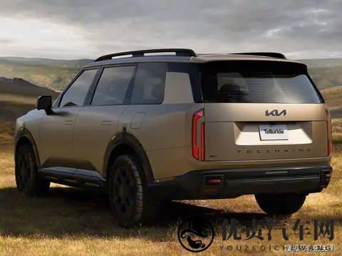 起亚全新中大型SUV官图，外观很方正硬朗，两种前脸，2+2+3座椅-2