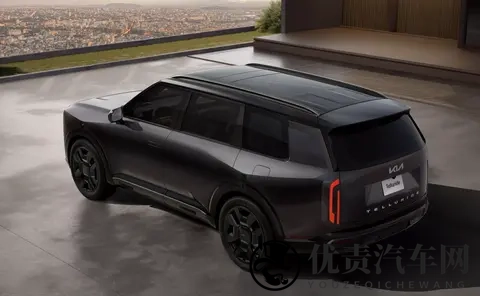 北美爆款SUV换代!2027款Telluride洛杉矶车展首发,比路虎还帅?-3