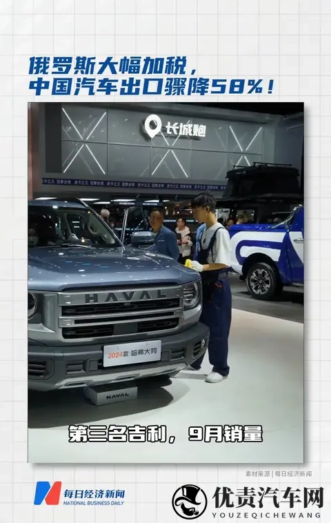 加税暴击下中国汽车对俄出口骤降58% 从一车赚数万到深耕破局-1