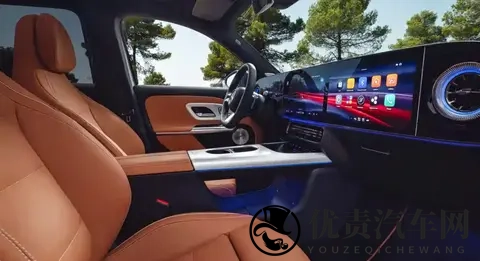 将于12月8日首发 全新奔驰GLB内饰官图 采用最新家族式设计风格-1