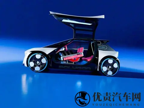 标致Polygon概念车官图亮相：未来方向盘要“变形”了？-1