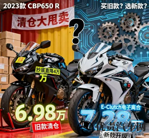 本田CBR650R价格风波 23款抄底直降4万 24款电子离合成抉择关键-2