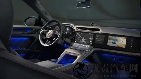 座舱史诗级革新 首搭曲面中控屏！保时捷纯电卡宴11月19日全球首发-3