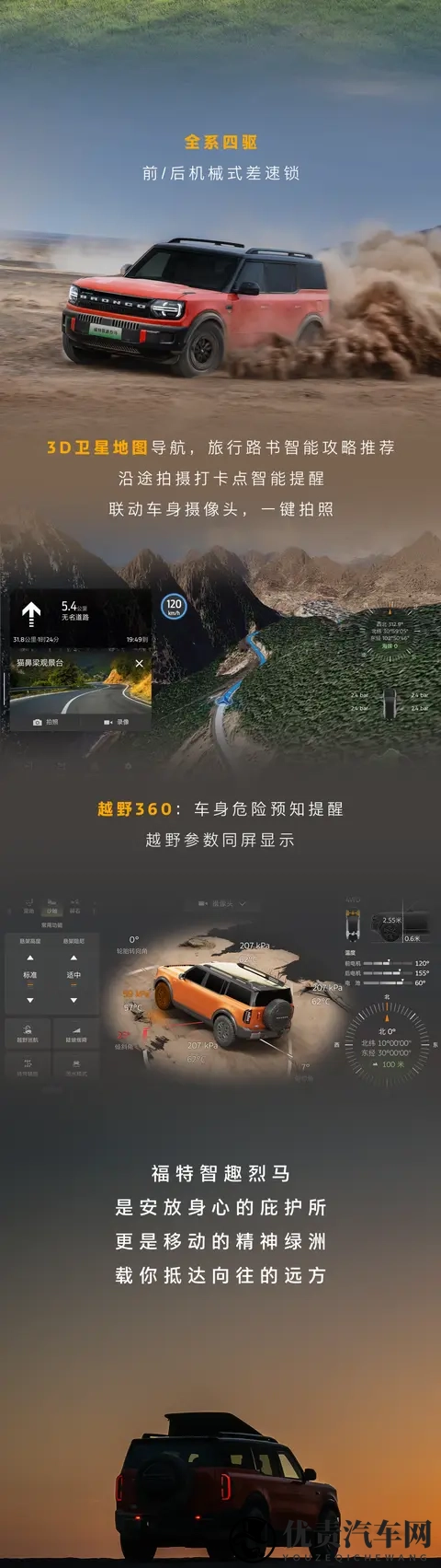 福特智趣烈马 11 月 18 日预售：增程、纯电都有，配备前后两把锁-2