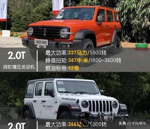 硬派越野双雄对决 差价30万的坦克300与牧马人差在哪-2