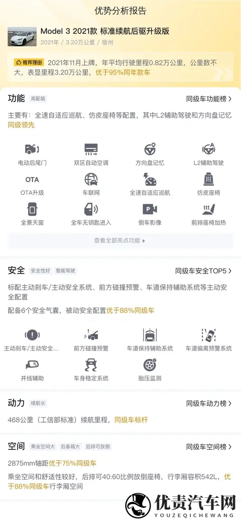 三年Model3，加速56秒，电车二手行情香不香？-2