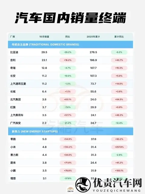 2025年10月中国汽车终端数据梳理：补贴退坡影响多大？-1