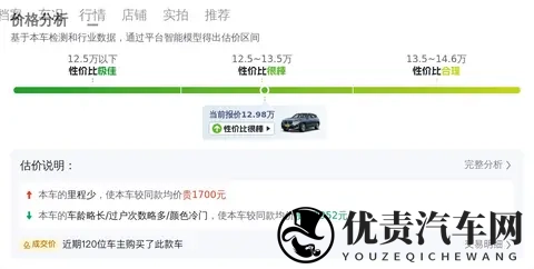 蓝色宝马X3,9万公里,圆你蓝天白云梦,13万不到!-3