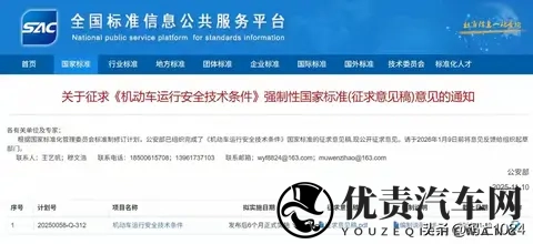 公安部《机动车运行安全技术条件》征求意见，零百加速不低于5秒-3