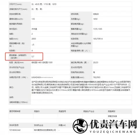 新款五菱荣光申报图，侧滑门，车长4535mm，5_7座都有，两种动力-2