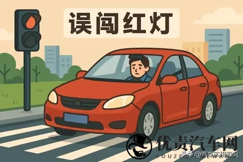 开车不小心闯红灯了怎么办？车主：后悔现在才知道！-1