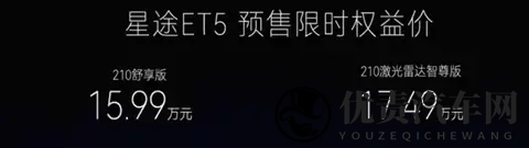 星途ET5预售1599万元起，中型SUV，综合续航1310公里，会畅销？-1