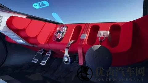 标致 Polygon 概念车：尽管方向盘是方形的，但狮子却在原地打转-2