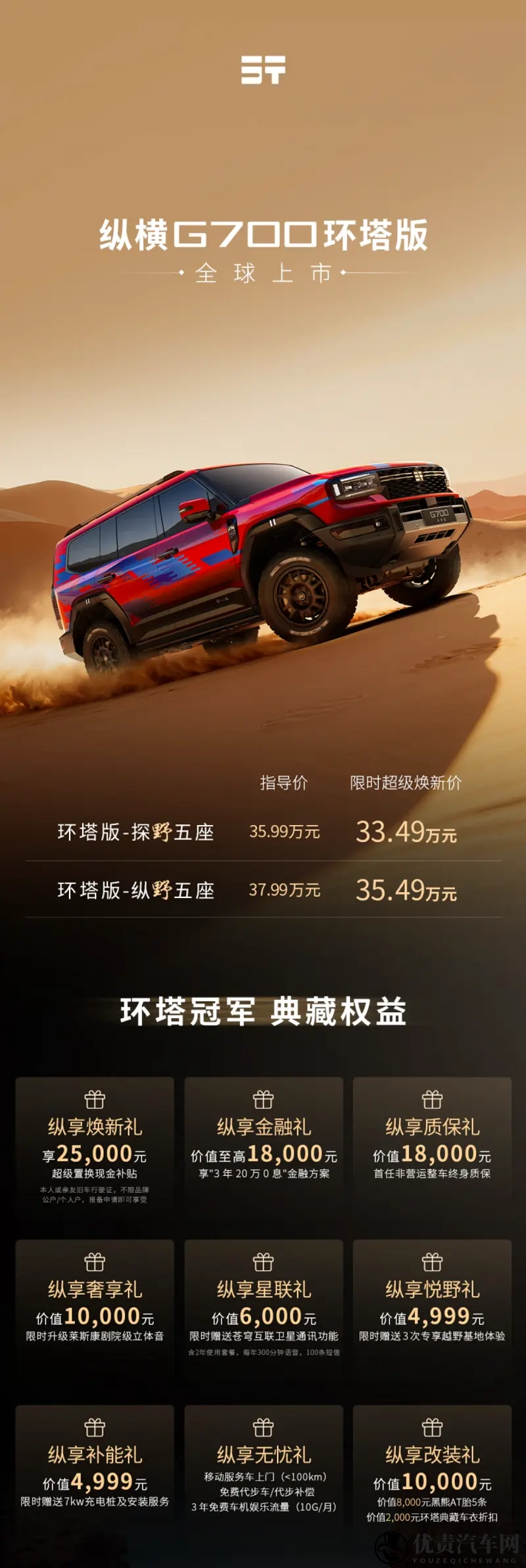 纵横G700环塔版广州车展全球首发 重塑豪华越野新标杆-1