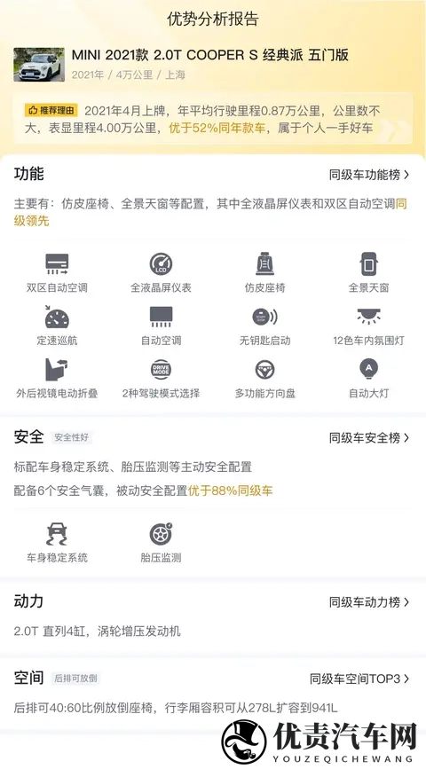 21年MINI COOPER S：白色小钢炮，4万公里正当年-3